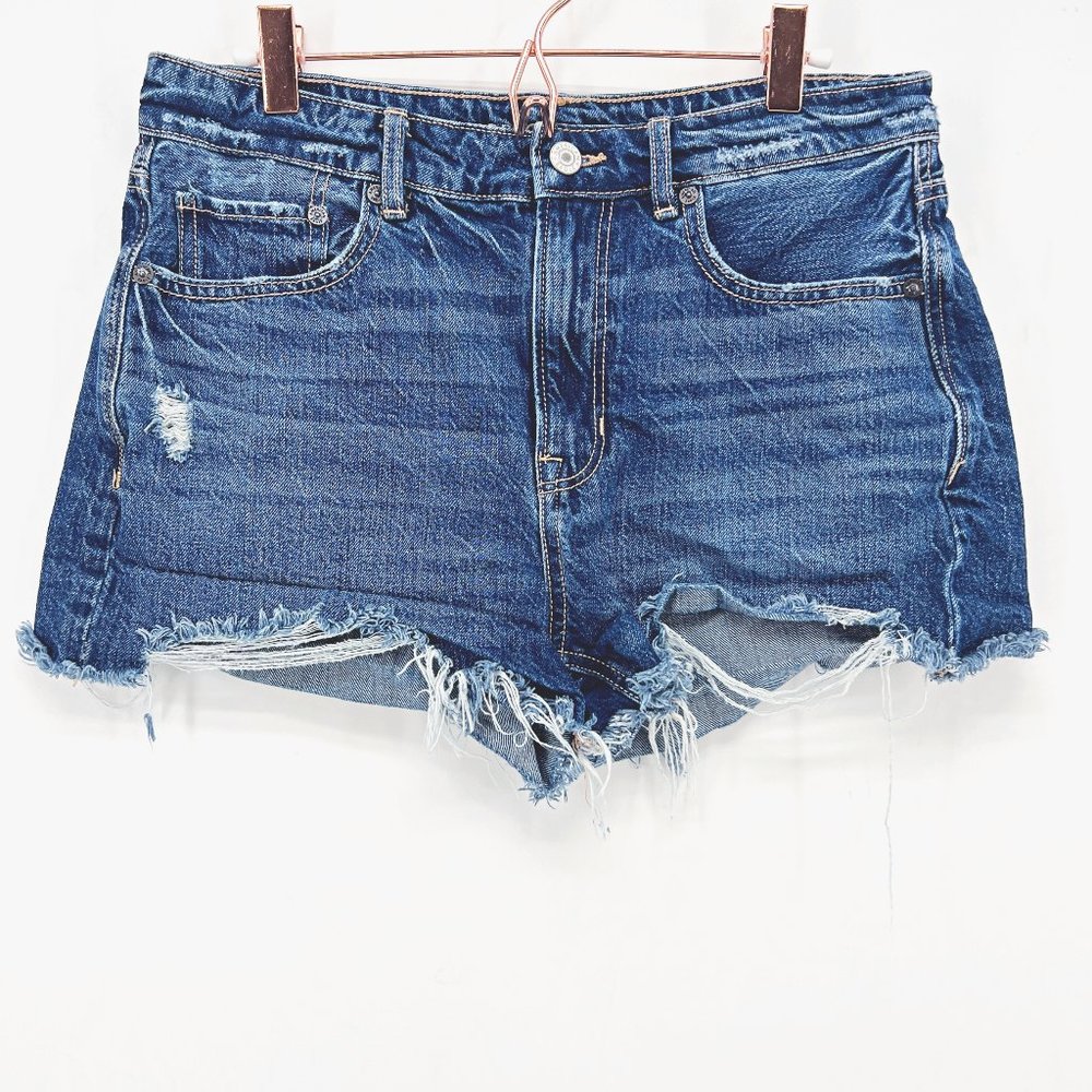 AEO Distressed Tomgirl Denim Shorts